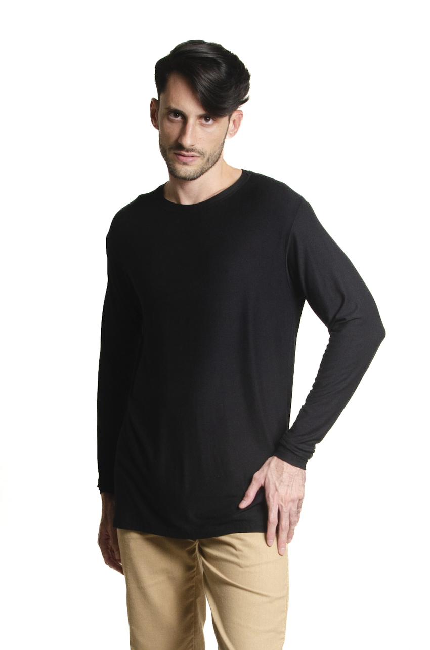 Camiseta Manga Longa Adriadno - Preta