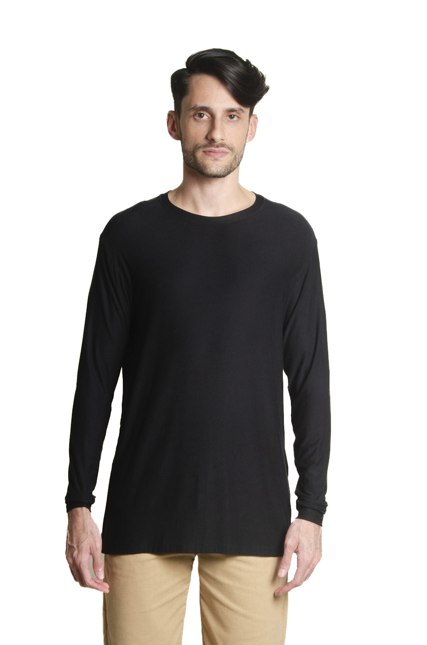 Camiseta Manga Longa Adriadno - Preta - Imagem 3